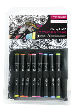 Graph'it Alcohol Markers + Colour Kit - Colour with Claire
