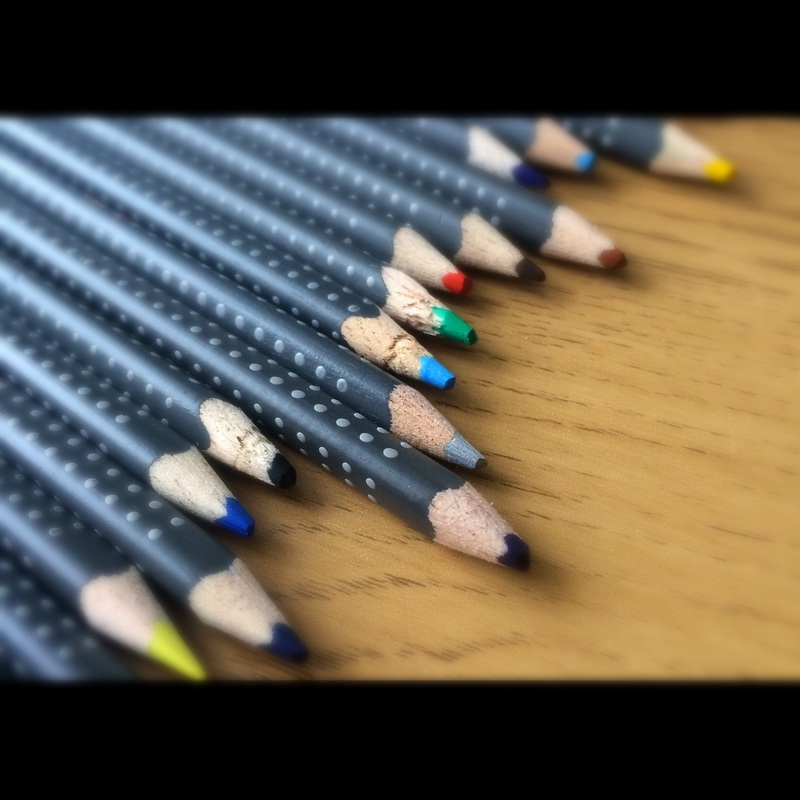 Faber-Castell 24 Tri-Colour Pencils Triangular Grip Color Pencils