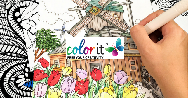 ColorIt Colouring Books & Art Materials - Colour with Claire
