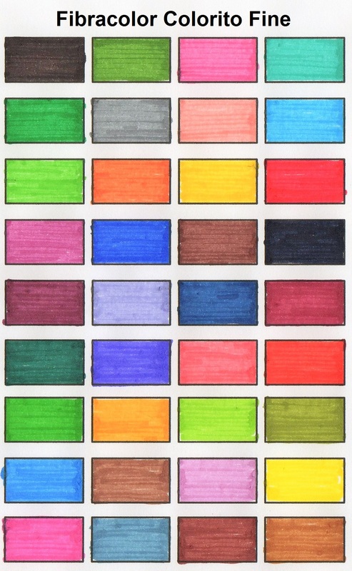Fibracolor Colorito Pens - Colour with Claire