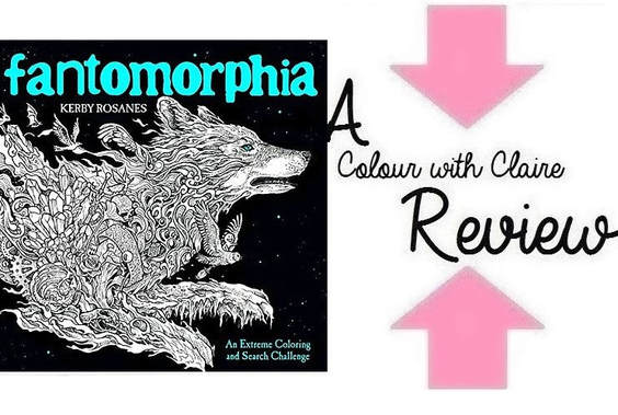 Fantomorphia by Kerby Rosanes  Colouring Book Review - Colour with Claire