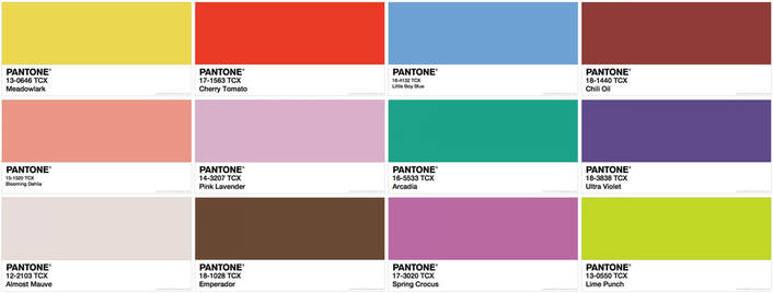 Pantone Full Colour Chart